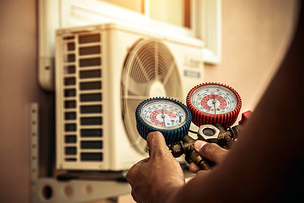 Professional Hvac technician working in Harrison City, PA